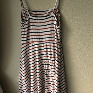 Skater striped dress